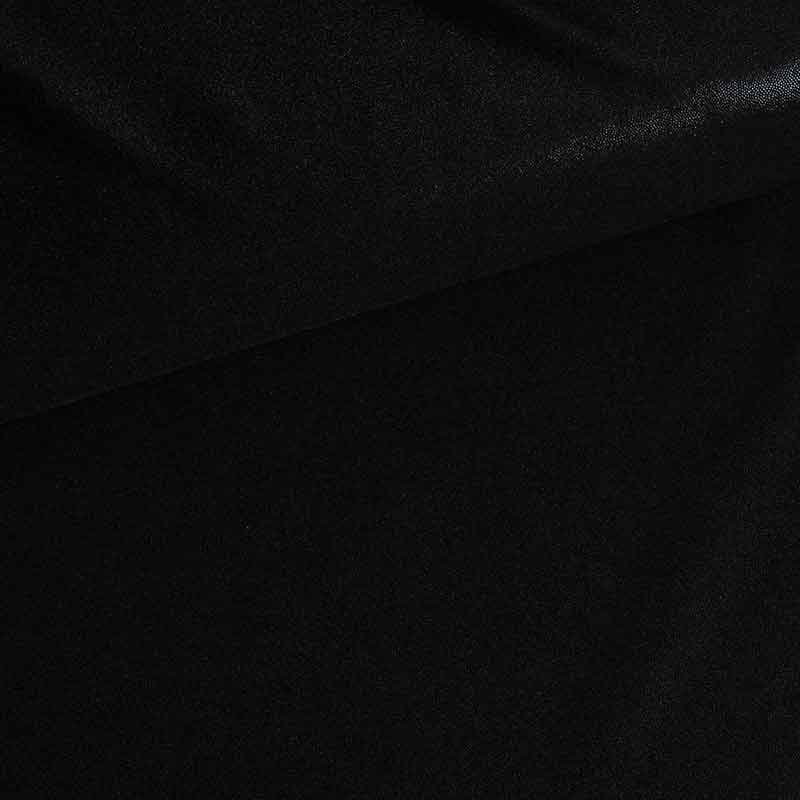 Mystique foil fabric black
