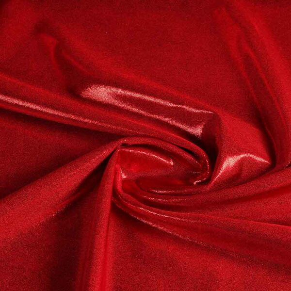 Mystique foil fabric red
