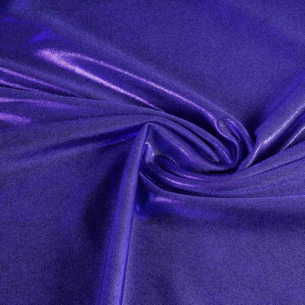 Mystique foil fabric purple