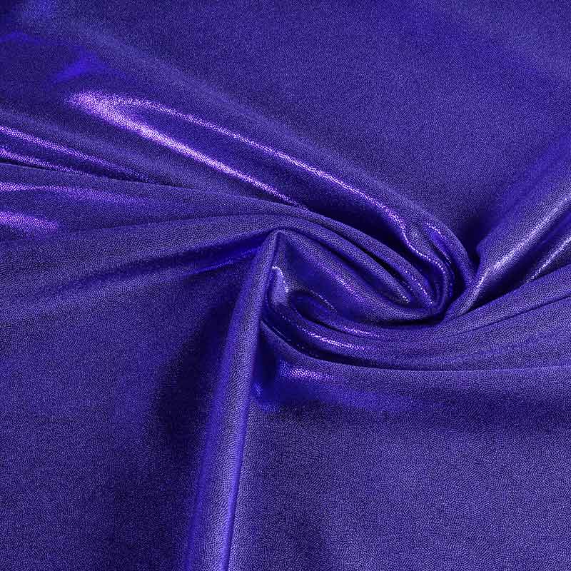 Mystique foil fabric purple