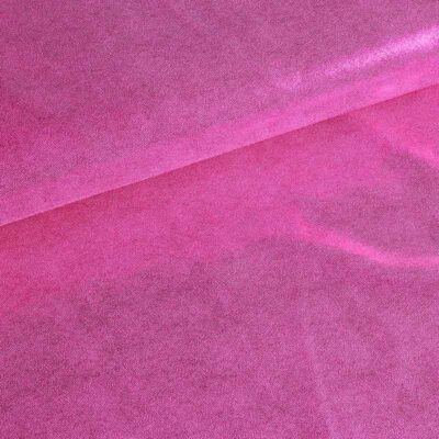 Mystique foil fabric pink