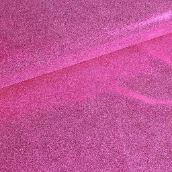 Mystique foil fabric pink