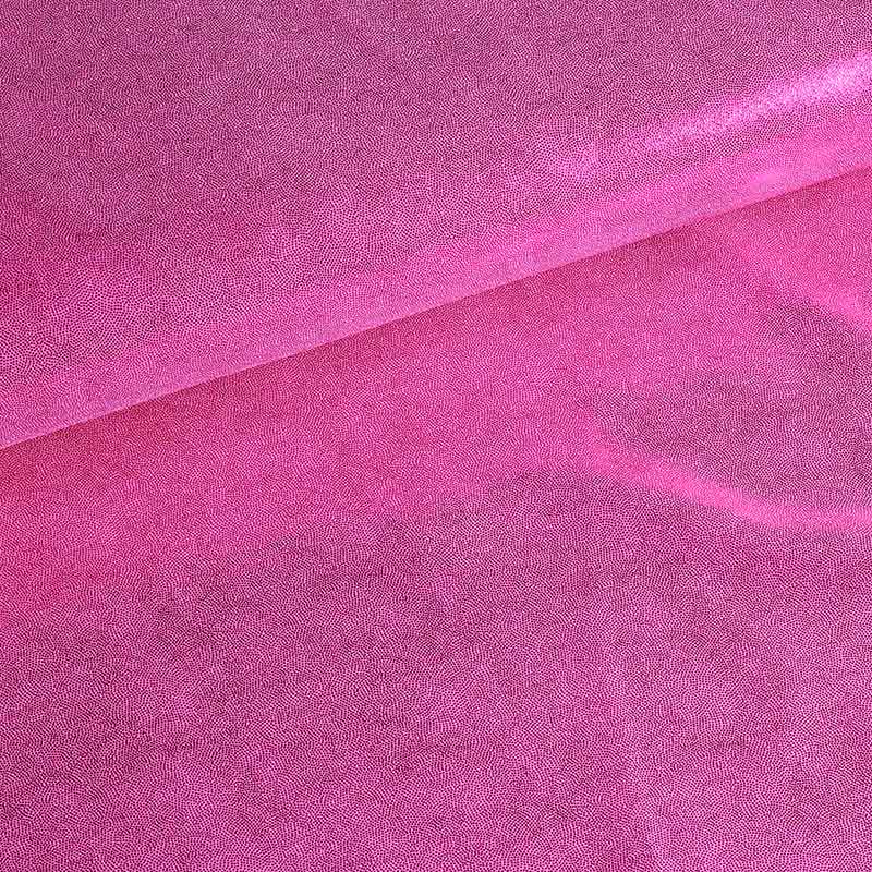 Mystique foil fabric pink