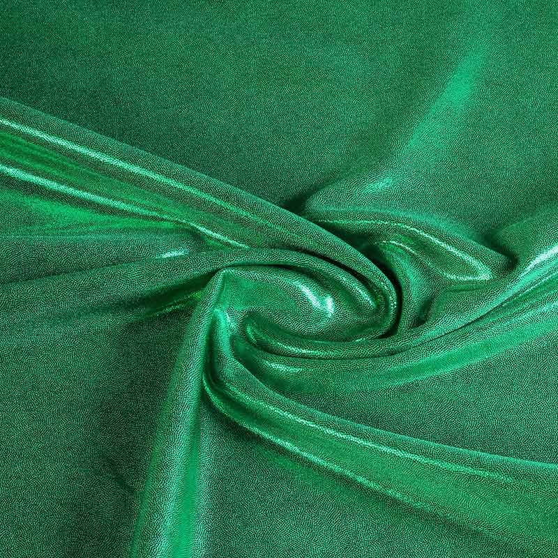 Mystique foil fabric green