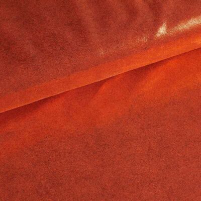 Mystique foil fabric orange