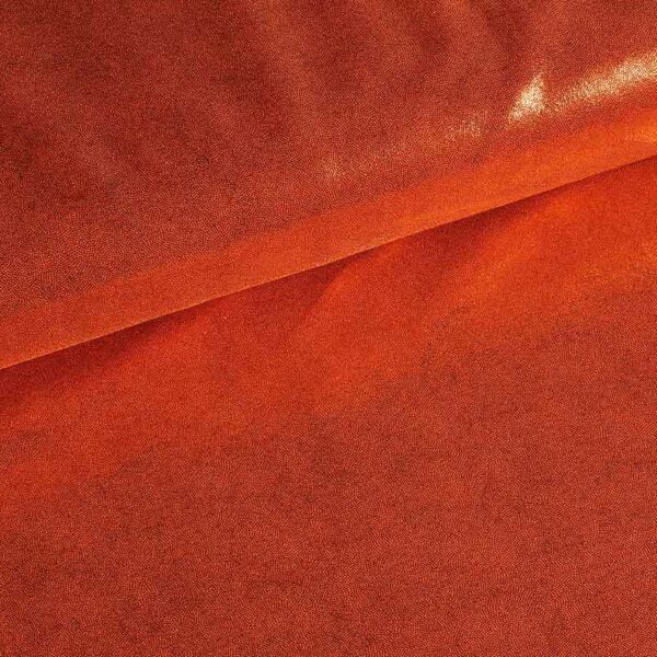 Mystique foil fabric orange