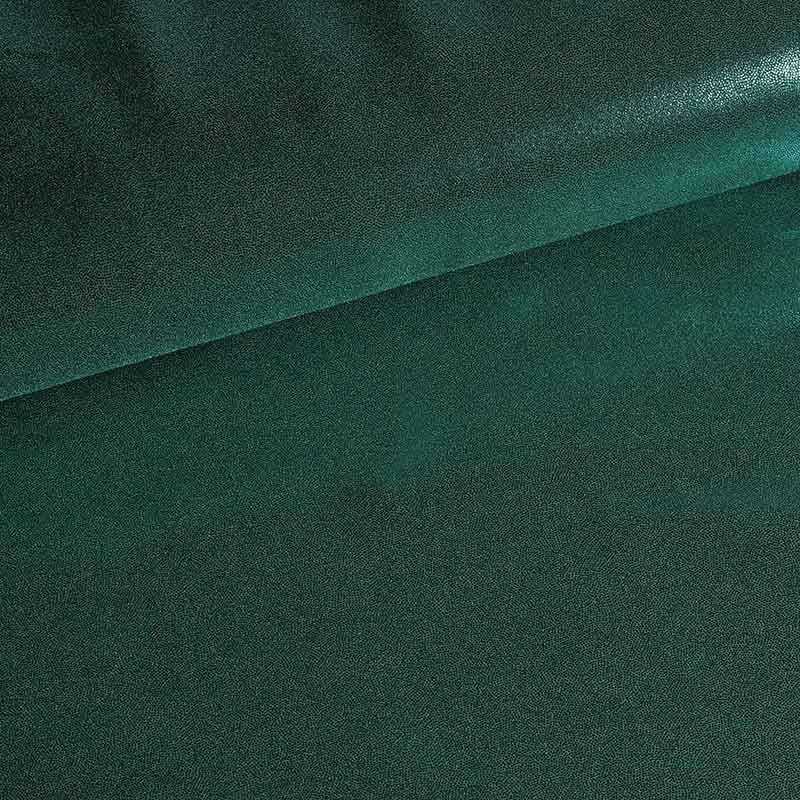Mystique foil fabric dark green