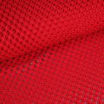 Elastische netstof grof rood