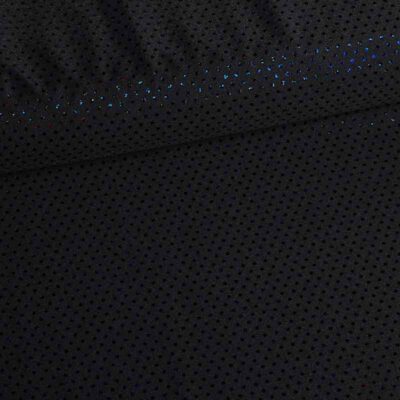 Sequin fabric stretch hologram black