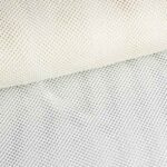 Elastische netstof glitter ecru