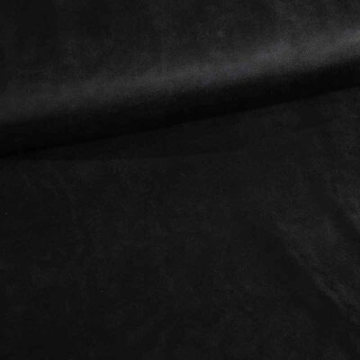 Washed look fabric black