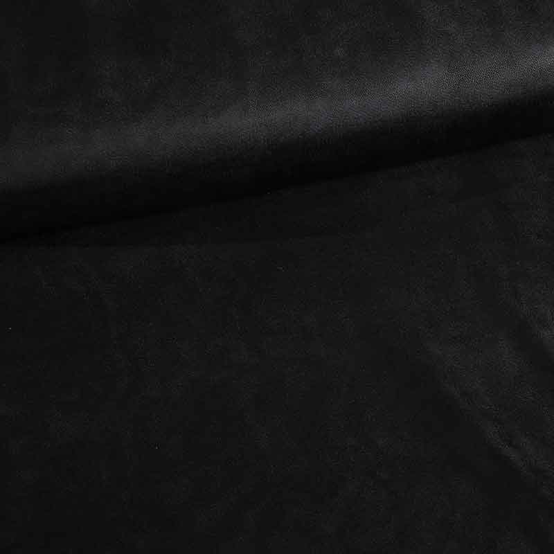 Washed look fabric black