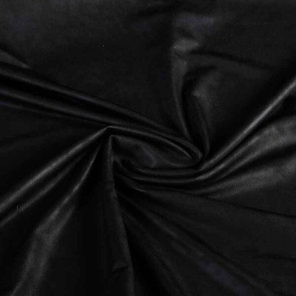 Washed look fabric black