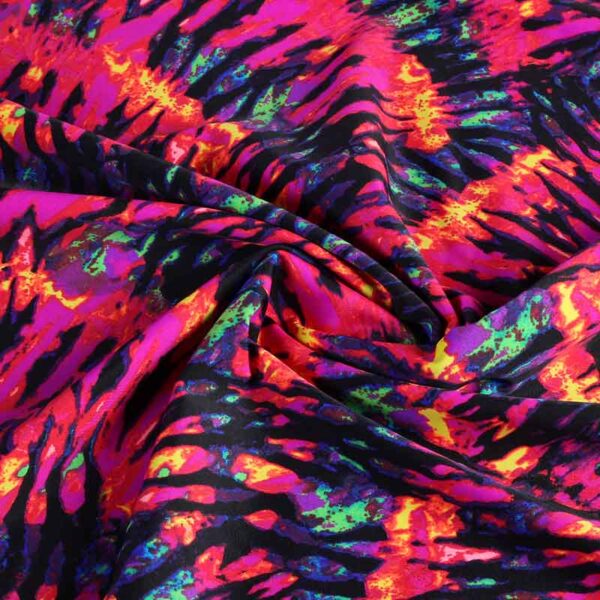Tricot stretch fabric Bahamas multicolor