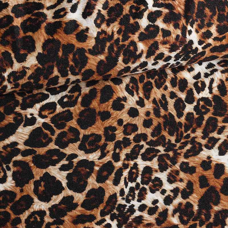 Stretch 4 Way fabric panther