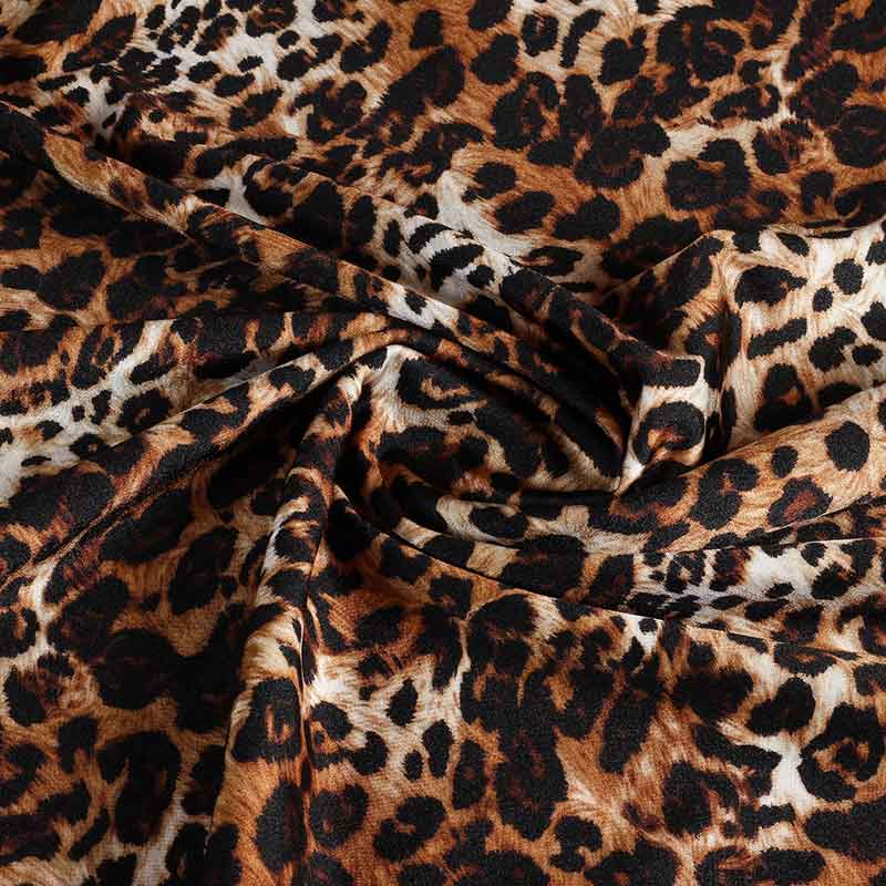 Stretch 4 Way fabric panther