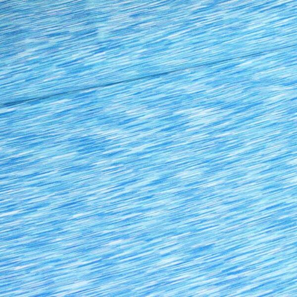 Tricot stretch fabric aqua melange