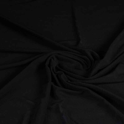 Stretch mesh fabric black