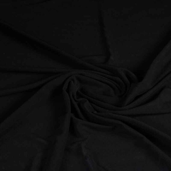 Stretch mesh fabric black