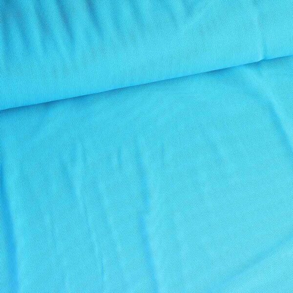 Stretch mesh fabric turquoise
