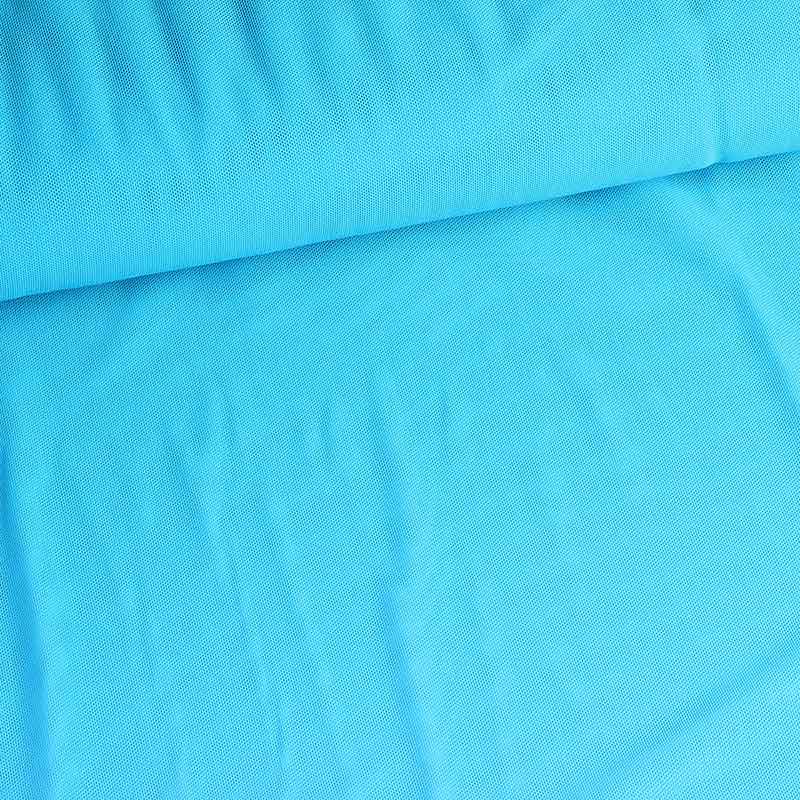 Stretch mesh fabric turquoise