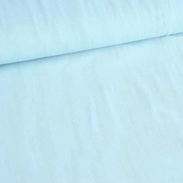 Stretch mesh fabric baby blue