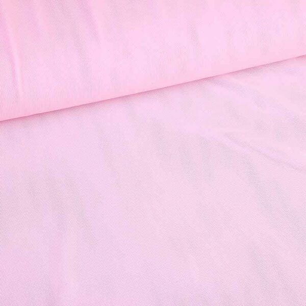 Stretch mesh fabric baby pink