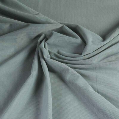 Stretch mesh fabric grey