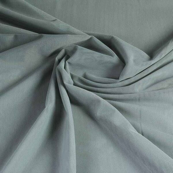 Stretch mesh fabric grey