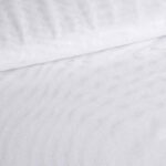 Stretch mesh foil stof wit