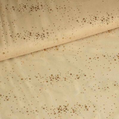 Mesh fabric glitter spot skin tone