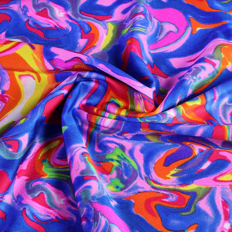 Stretch 4 Way Fabric Fusion Multicolor