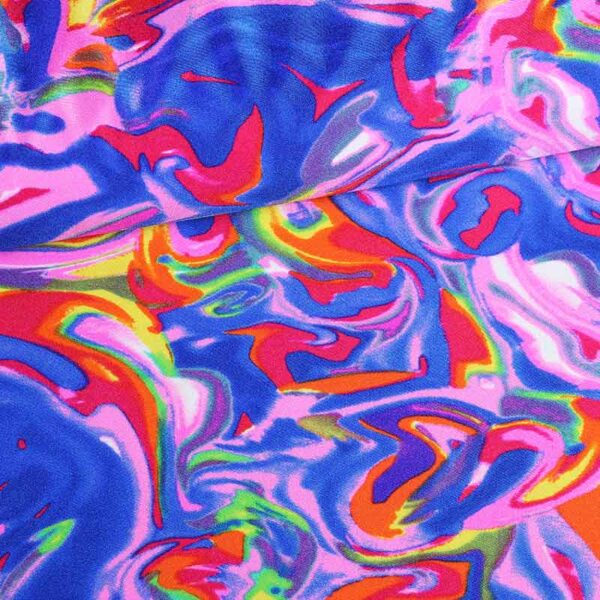 Stretch 4 Way Fabric Fusion Multicolor