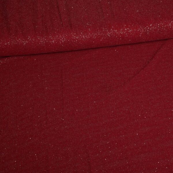 Mesh glitter fabric bordeaux