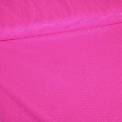Stretch mesh glitter fabric fuchsia