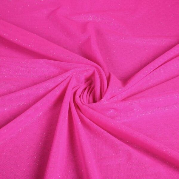 Stretch mesh glitter fabric fuchsia