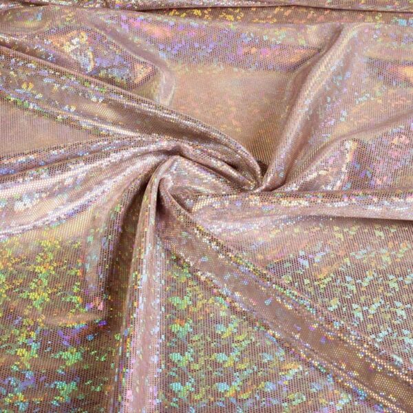 Mystique Deluxe foil hologram fabric skin tone