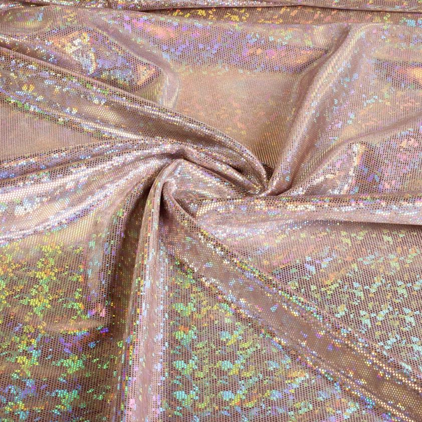 Mystique Deluxe foil hologram fabric skin tone
