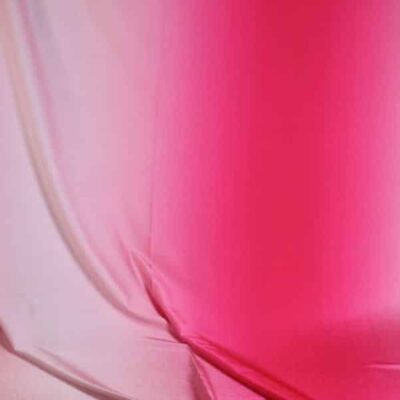 Swimwear fabric ombre fuchsia white