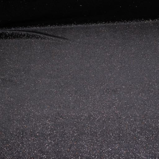 Velvet fabric silver glitter black