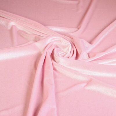 Velvet fabric silver glitter rose