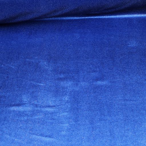 Velvet fabric cobalt silver glitter