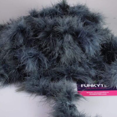 Marabou fabric grey