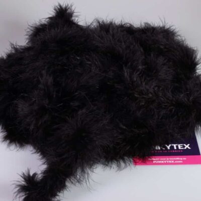Marabou fabric black
