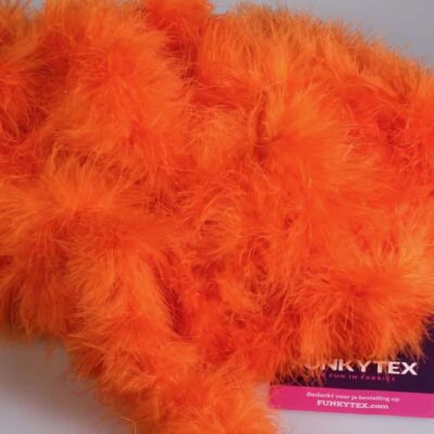 Marabou fabric orange