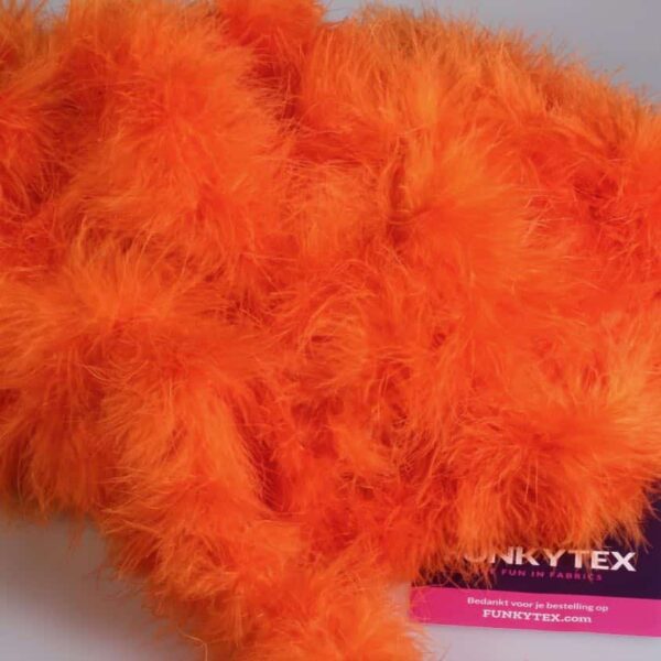 Marabou fabric orange