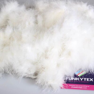 Marabou fabric white