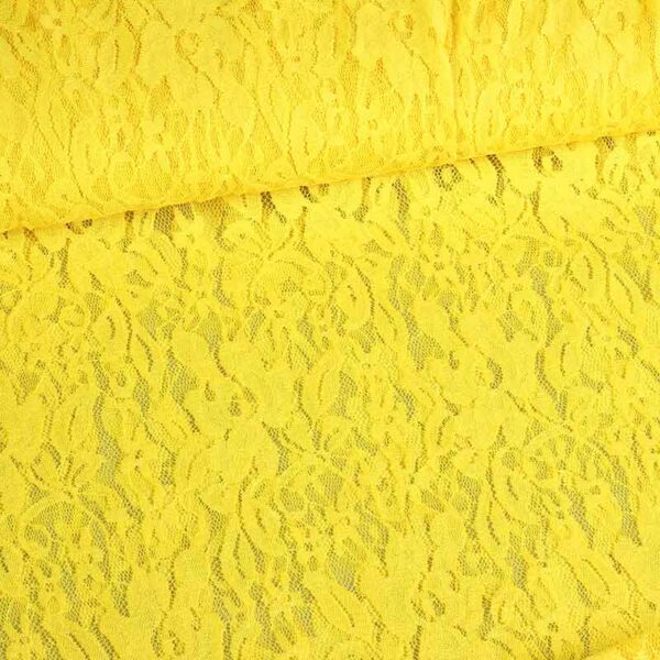Lace stretch yellow