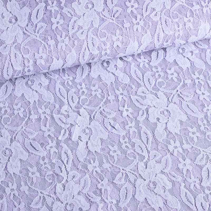 Lace fabric light purple