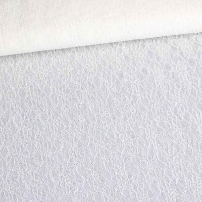 Lace fabric white
